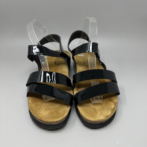 NAOT Women’s Kayla Three Strap Sandal Black Size 42 US 11 Orthopedic Comfort - Picture 4 of 6
